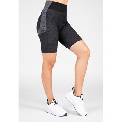 Selah Seamless Cycling Shorts - Black 2