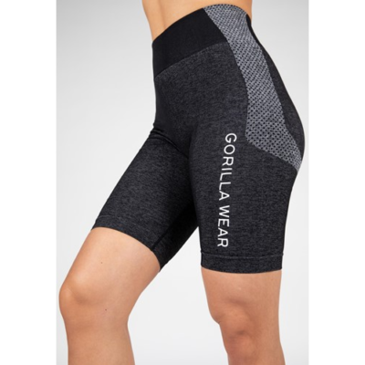 Selah Seamless Cycling Shorts - Black 5