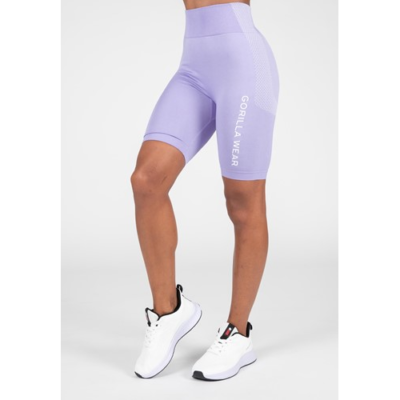 Selah Seamless Cycling Shorts - Lilac 1