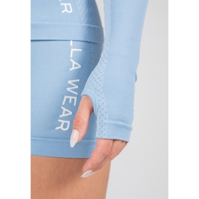 Selah Seamless Long Sleeve - Light Blue 4