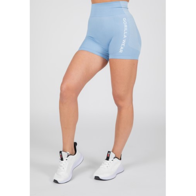 Selah Seamless Shorts - Light Blue 1