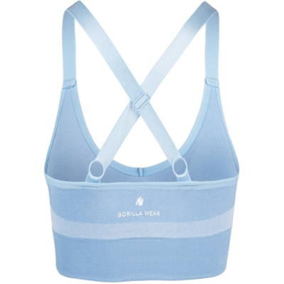 Selah Seamless Sports Bra - Light Blue 6