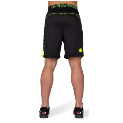 Shelby Shorts - BlackNeon Lime 3