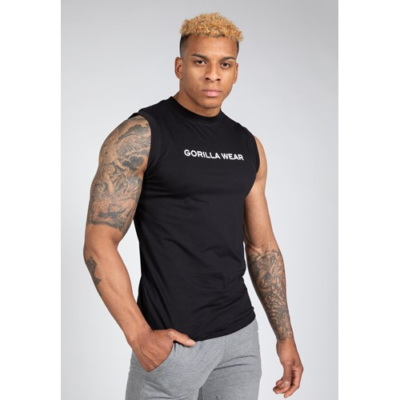 Sorrento Sleeveless T-Shirt - Black 1