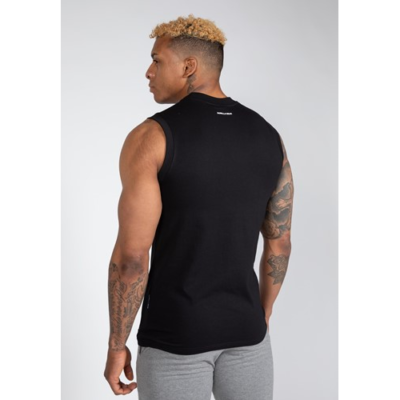 Sorrento Sleeveless T-Shirt - Black 2