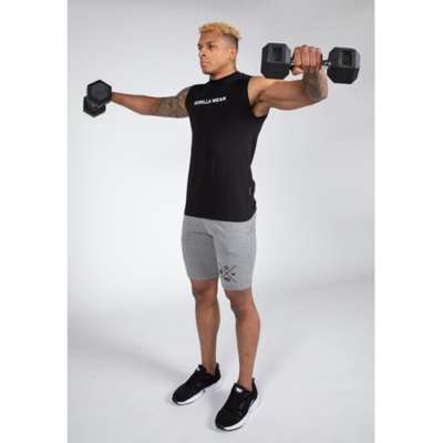 Sorrento Sleeveless T-Shirt - Black 3