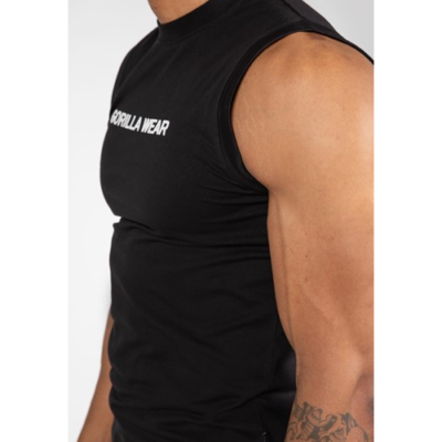 Sorrento Sleeveless T-Shirt - Black 5