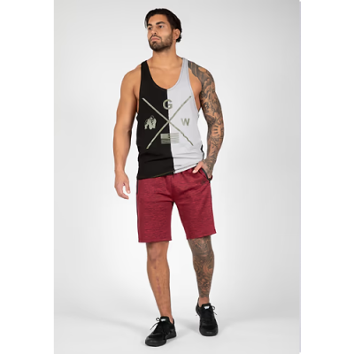 Sterling Stringer Tank Top - Black Gray 3