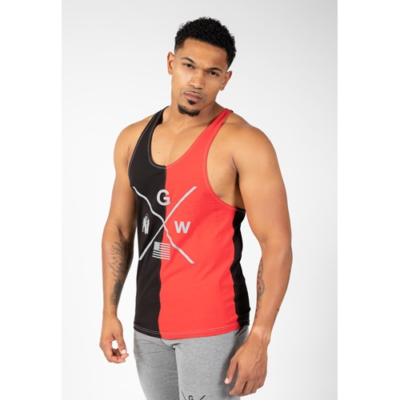 Sterling Stringer Tank Top - Black Red 1