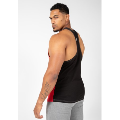 Sterling Stringer Tank Top - Black Red 2