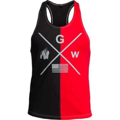 Sterling Stringer Tank Top - Black Red 6