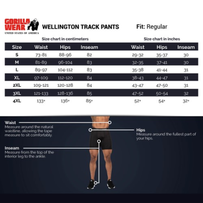 Wellington Track Pants - Black 4