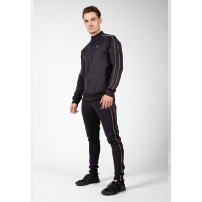 Wenden Track Pants - Black Gold 4