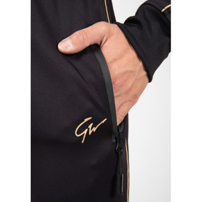 Wenden Track Pants - Black Gold 5