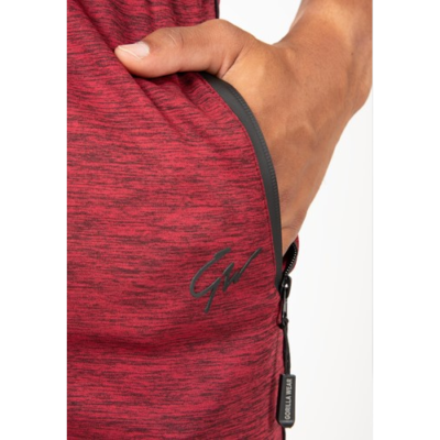 Wenden Track Pants - Burgundy Red 5