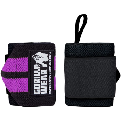 Women's Wrist Wraps - Black Purple 1