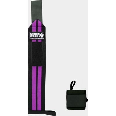 Women's Wrist Wraps - Black Purple 3