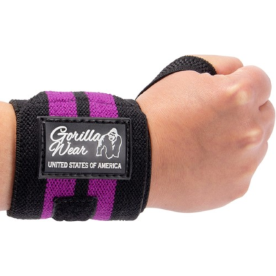 Women's Wrist Wraps - Black Purple 7