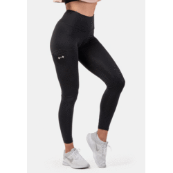ACTIVE HIGH-WAIST SMART POCKET LEGGINGS - black, S