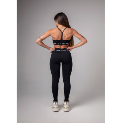 Black Seamless Activewear Top with Cutouts 5
