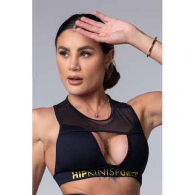 Black Urban Girl Top with tulle 1