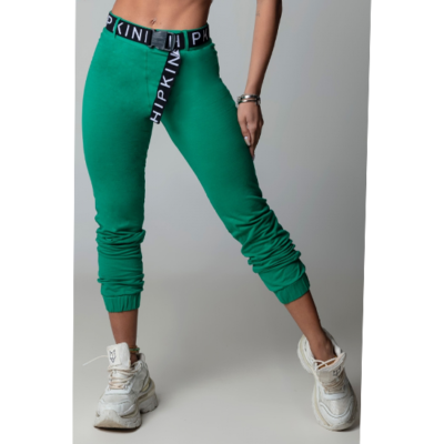 Blouse's Hi Gorgeous Fitness Green Leggings with Belt 1