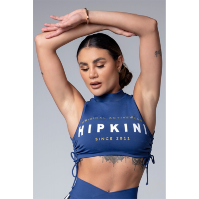 Blue Urban Girl Top with Collar 1