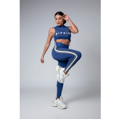 Blue Urban Girl Top with Collar 4