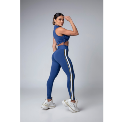 Blue Urban Girl Top with Collar 5