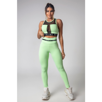 Light Green Gym Girl Leggings 3
