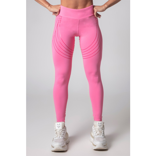 Pink Gym Girl Leggings 1