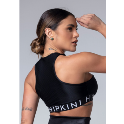 Ribbed Black Urban Girl Top 2