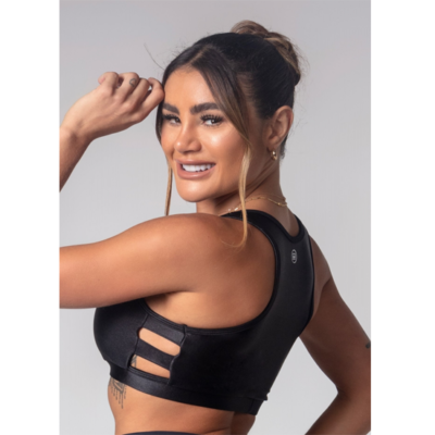 Top Game Fitness Black with tulle 2