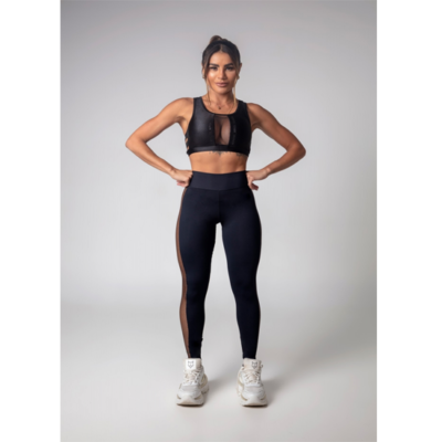 Top Game Fitness Black with tulle 3