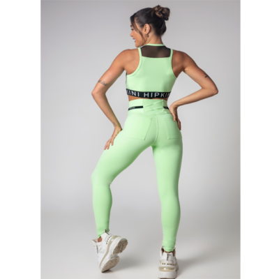 Top Gym Girl Light Green with tulle 4