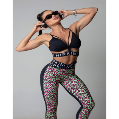 Top Hi Gorgeous Fitness Black with Elastic 2