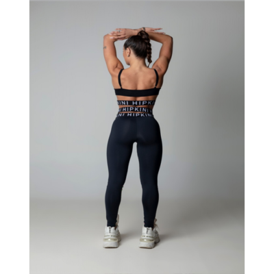 Top Hi Gorgeous Fitness Black with Elastic 3