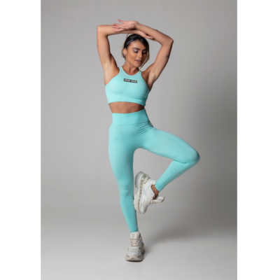 Top SportsWear Seamless Aqua Green 3