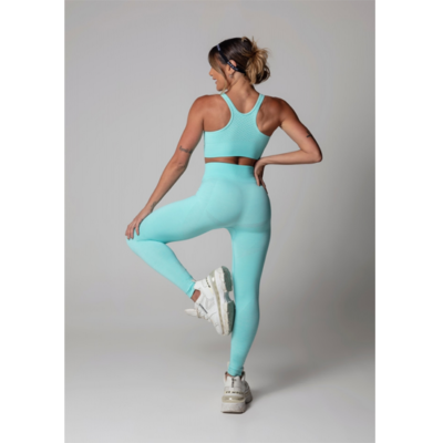 Top SportsWear Seamless Aqua Green 4