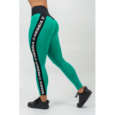 HIGH-WAISTED-SIDE-STRIPE-LEGGINGS-ICONIC-GREEN-1