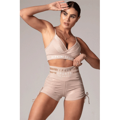 Lately-Cappuccino-Tie-Up-Shorts-1
