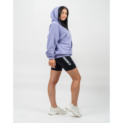 BRANDED OVERSIZED HOODIE GYM RAT L.PURPLE 1