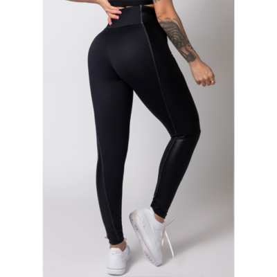 Black Gymrat Legging with Silk 3