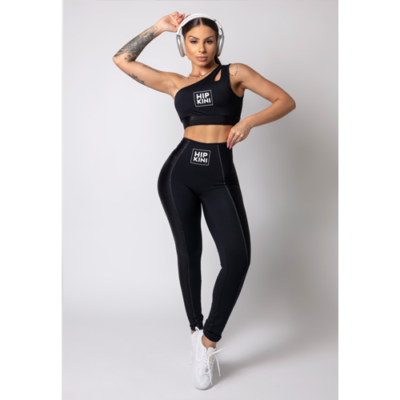 Black Gymrat Legging with Silk 4