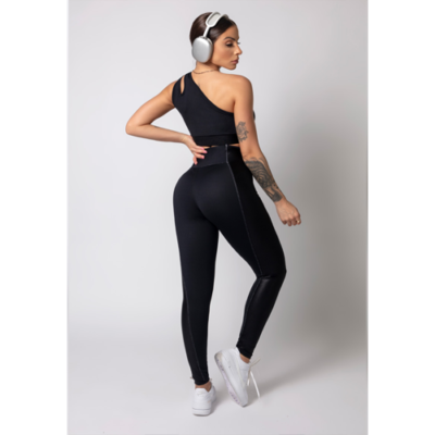Black Gymrat Legging with Silk 6