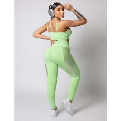 Green Gymrat Legging with Silk 3