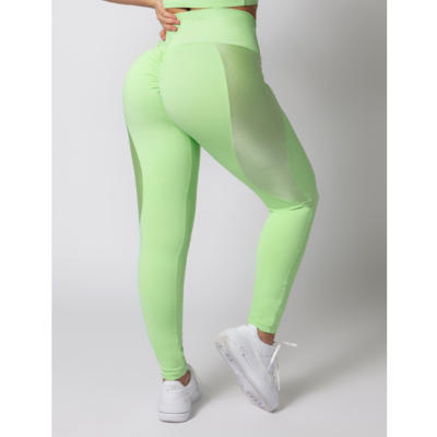 Green Gymrat Legging with Silk