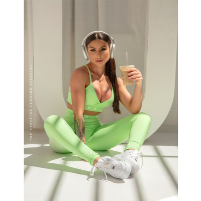 Green Gymrat Legging with Silk 5