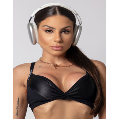 Gymrat Black Cross Body Top