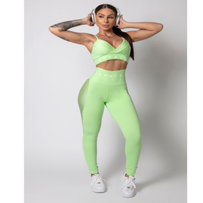 Gymrat Green Cross Body Top 1